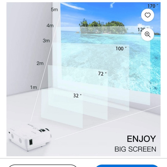 Auking Mini Projector Portable Video-Projector - Picture 2 of 11